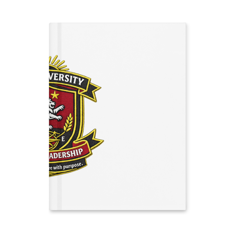 WOWU VisionaryLeadership badge Hardcover Journal