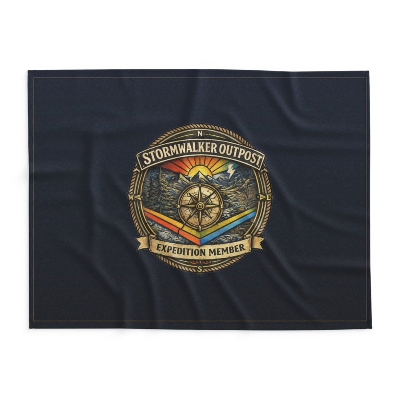 Stormwalker Outpost | Stormwalker Outpost medallion | Lightweight Summer Blanket