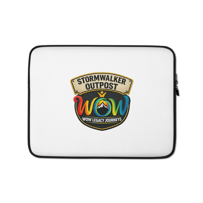 Stormwalker Outpost WOW logo Laptop Sleeve