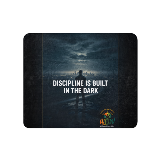 WOW | Discipline Is Built In The Dark | Sublimated Sherpa Blanket