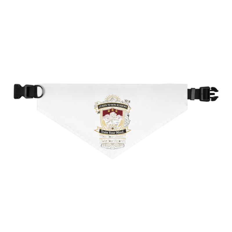 Learn To Win Academy | LTW Shield logo | Pet Bandana