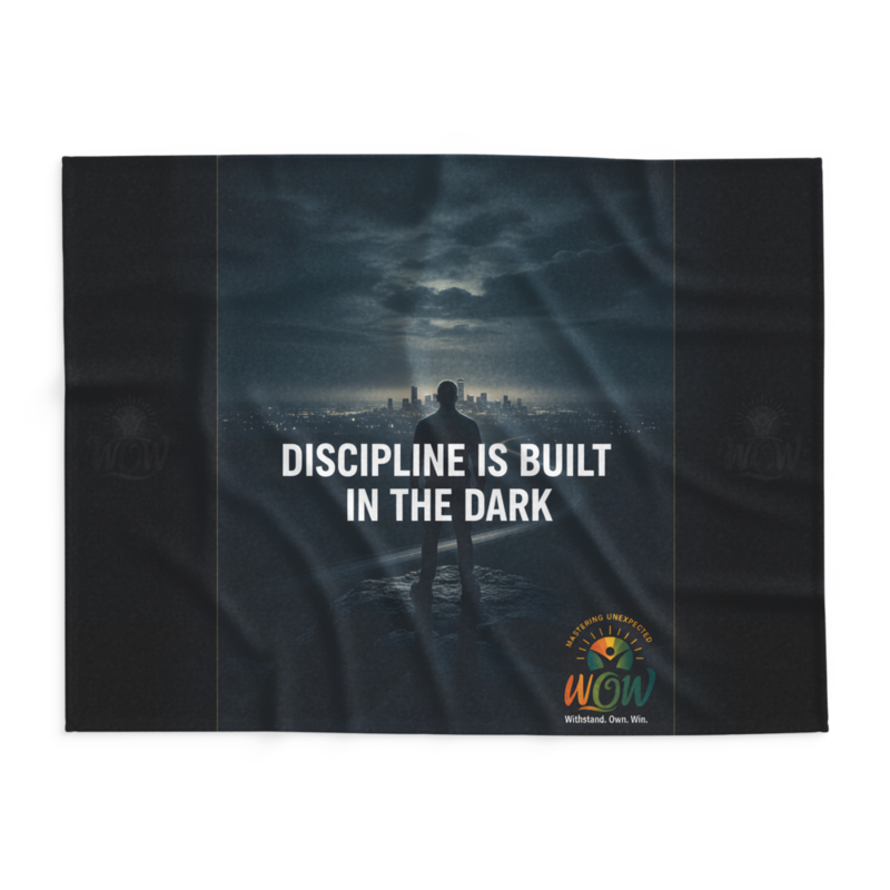 WOW | Discipline Is Built In The Dark | Lightweight Summer Blanket
