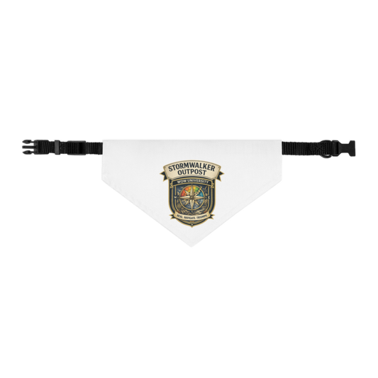 WOW University | Stormwalker Outpost WOWU compass badge | Pet Bandana