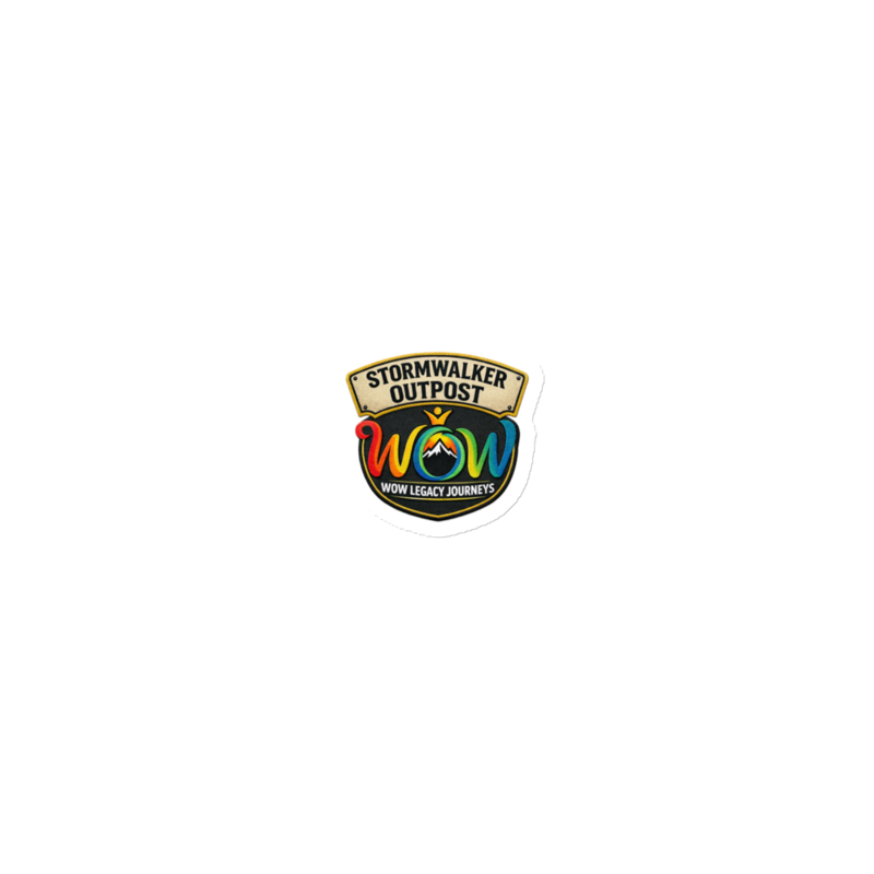 Stormwalker Outpost WOW logo Die-Cut Magnet