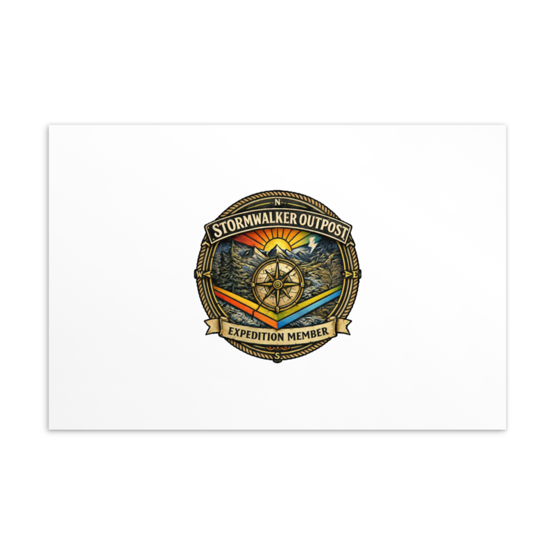 Stormwalker Outpost medallion Postcard