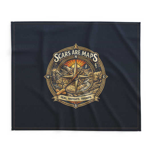 Stormwalker Outpost | Stormwalker ScarsAreMaps medallion | Lightweight Summer Blanket
