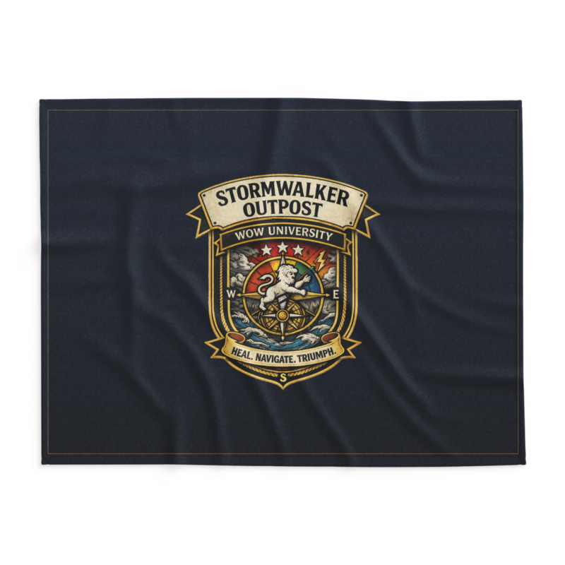 Stormwalker Outpost | Stormwalker Outpost badge | Lightweight Summer Blanket