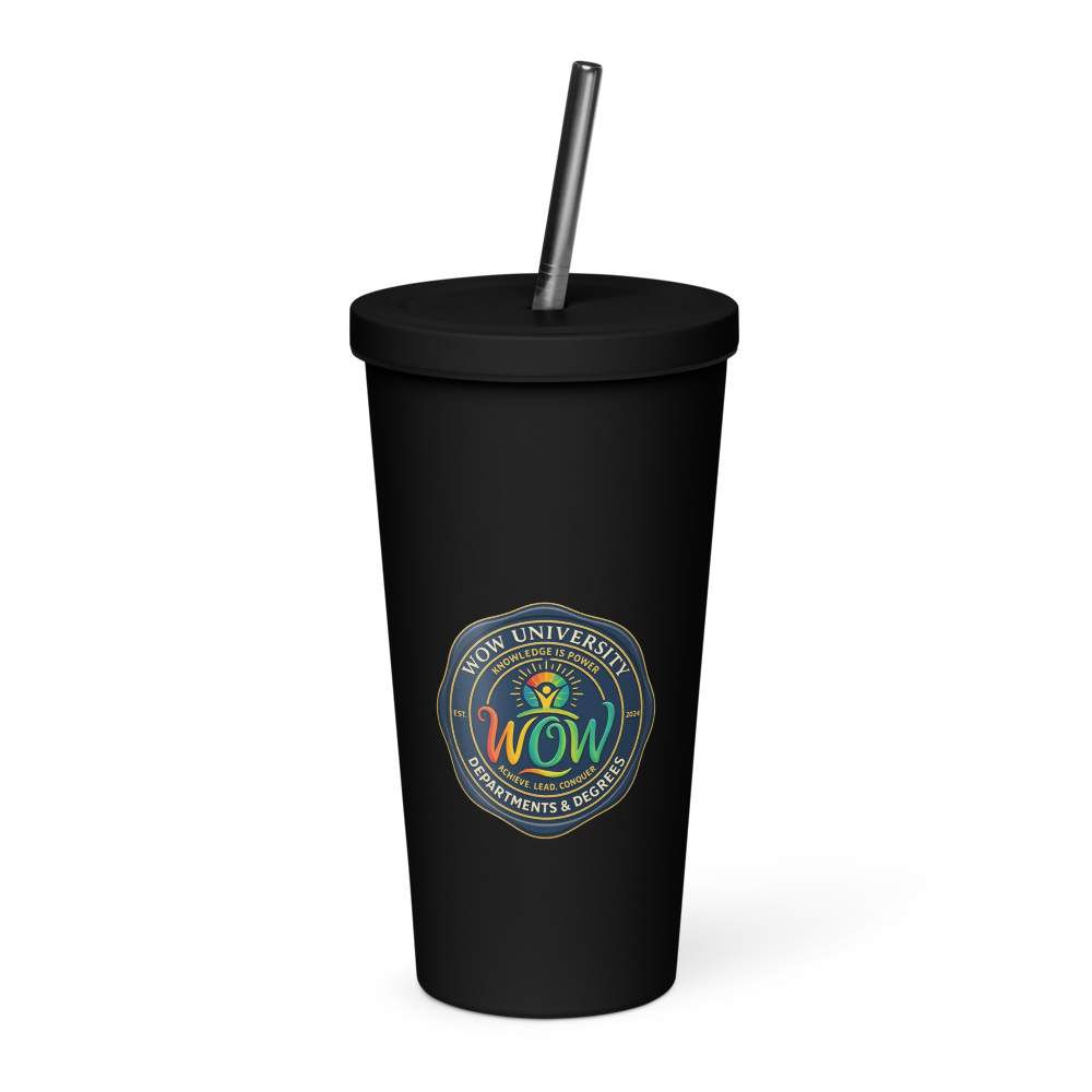 WOWU DepartmentsDegrees medallion Insulated Tumbler — Front