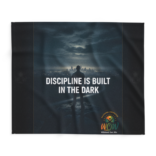 WOW | Discipline Is Built In The Dark | Lightweight Summer Blanket