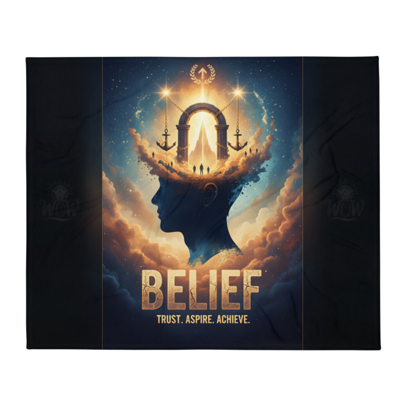 WOW | Belief | Throw Blanket