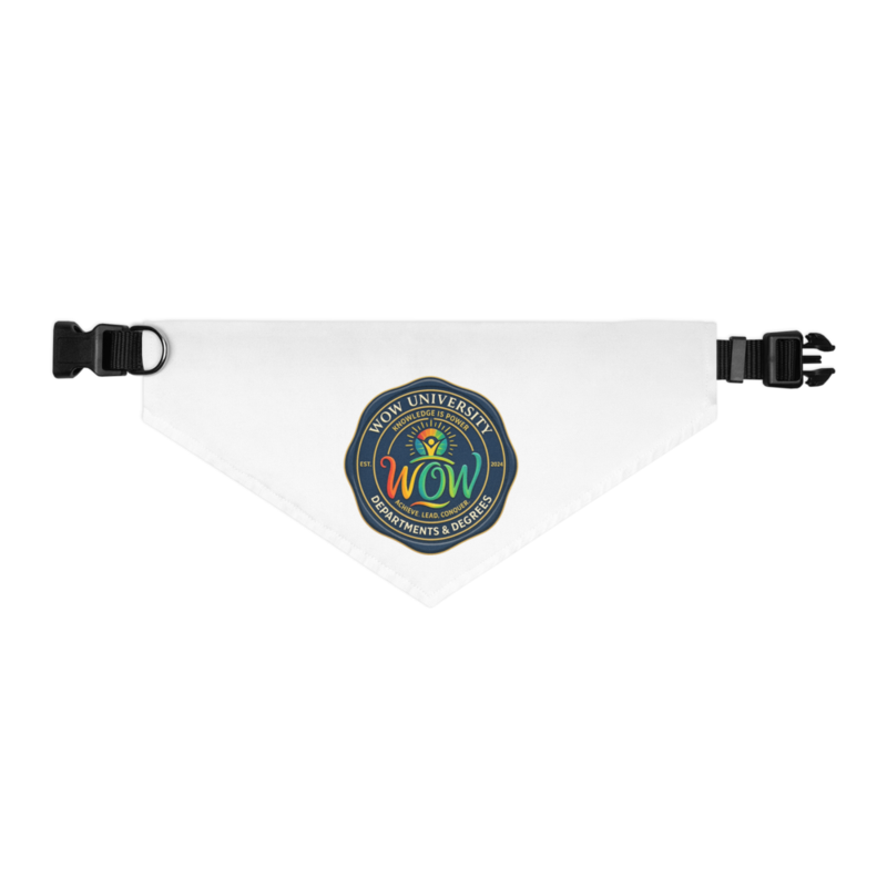 WOW University | WOWU DepartmentsDegrees medallion | Pet Bandana