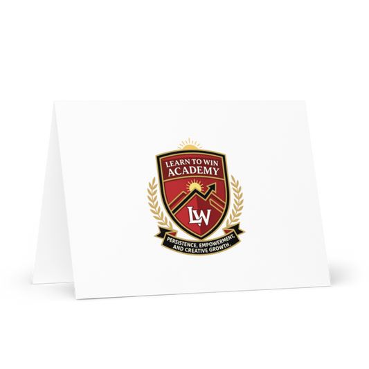 Learn To Win Academy | LTW Core logo | Greeting Card