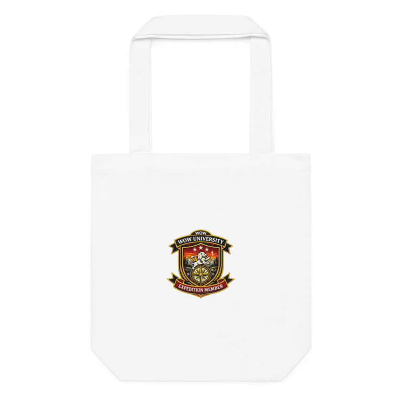 WOWU ExpeditionMember badge Cotton Tote Bag