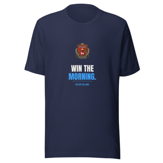 Win The Morning — Learn To Win Tee