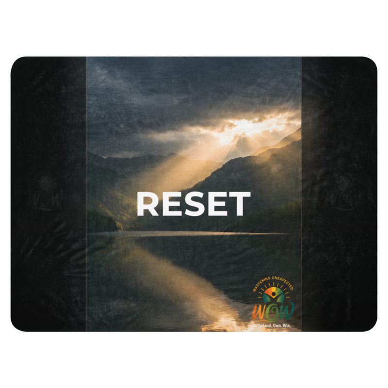 WOW | Reset | Sublimated Sherpa Blanket