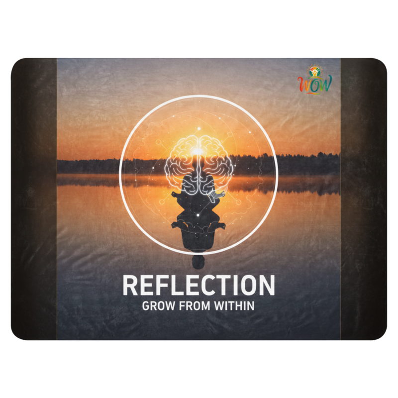 WOW | Reflection | Sublimated Sherpa Blanket