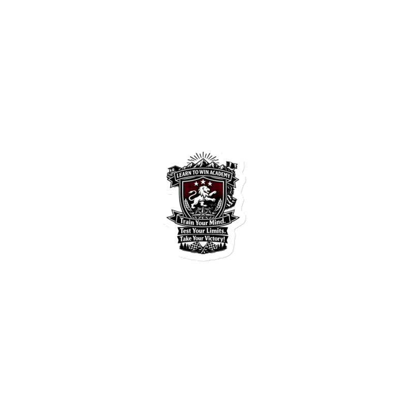 LTW TrainYourMind badge Die-Cut Magnet