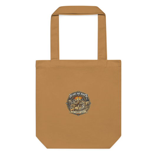 Stormwalker ScarsAreMaps medallion Cotton Tote Bag