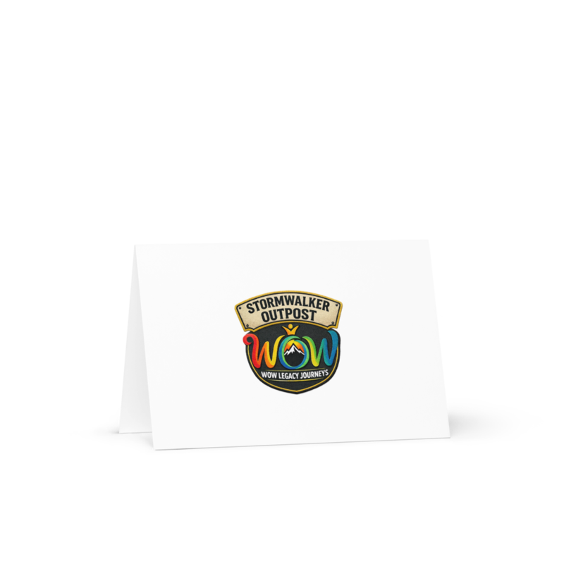 Stormwalker Outpost WOW logo Greeting Card