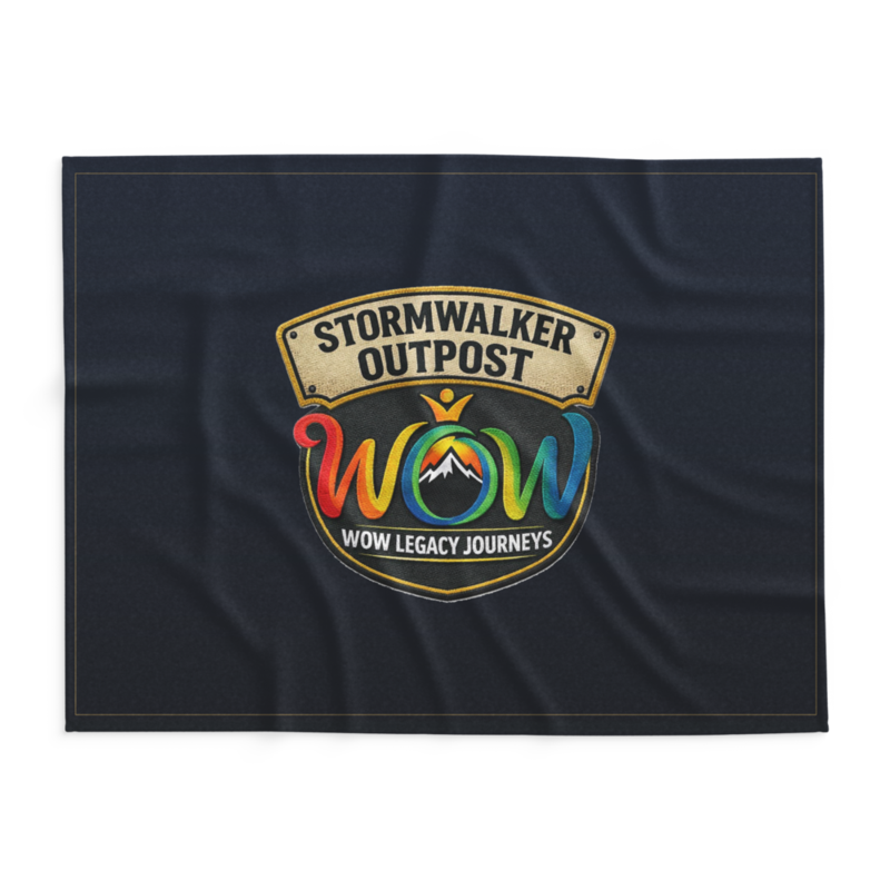 Stormwalker Outpost | Stormwalker Outpost WOW logo | Lightweight Summer Blanket