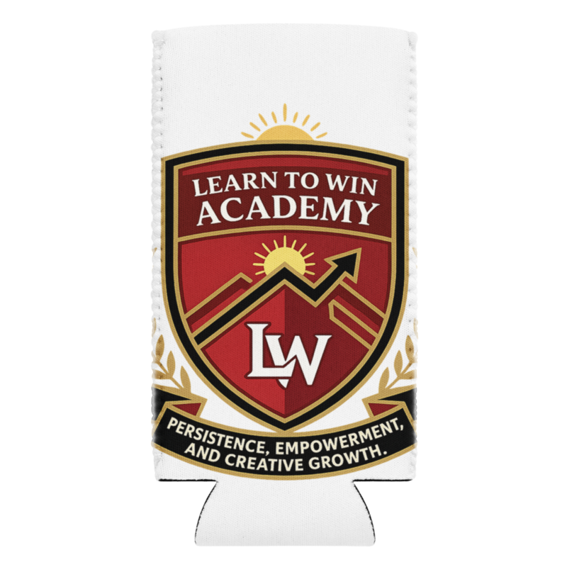 Learn To Win Academy | LTW Core logo | Can Cooler