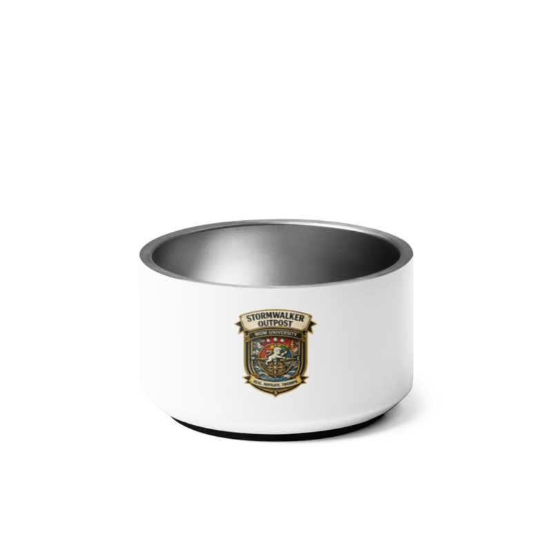Stormwalker Outpost badge Pet Bowl