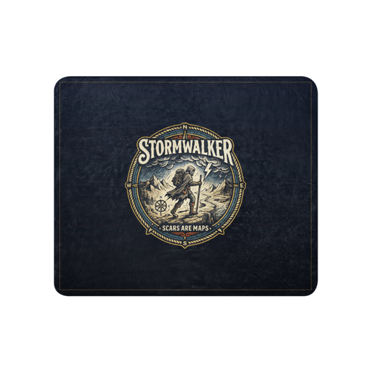 Stormwalker Outpost | Stormwalker Scars medallion | Sublimated Sherpa Blanket