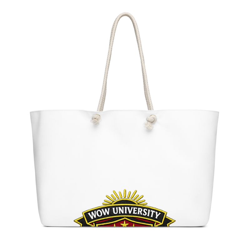 WOWU VisionaryLeadership badge Weekender Bag