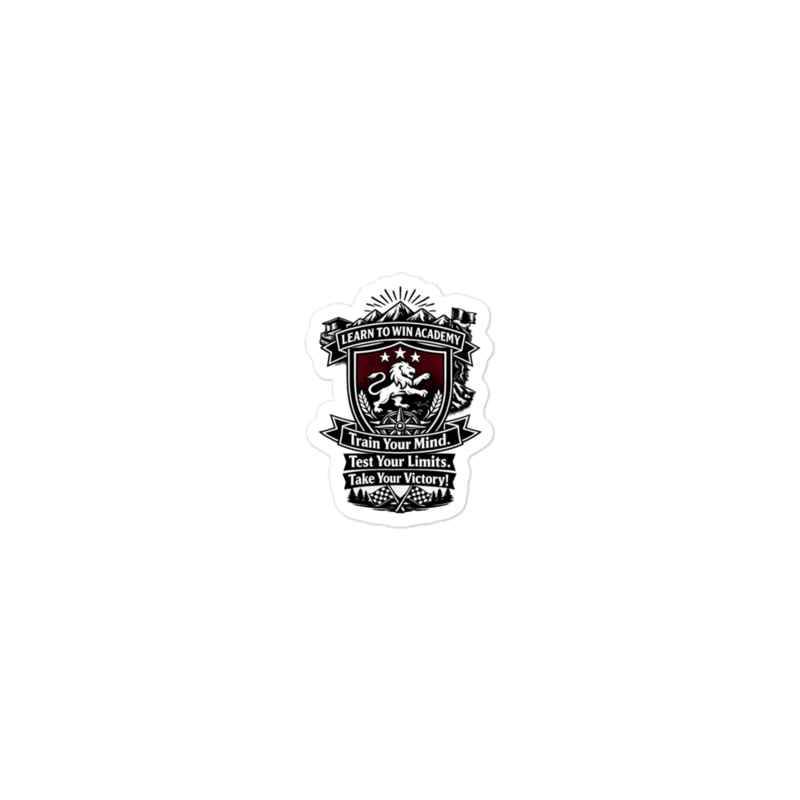 LTW TrainYourMind badge Kiss-Cut Stickers