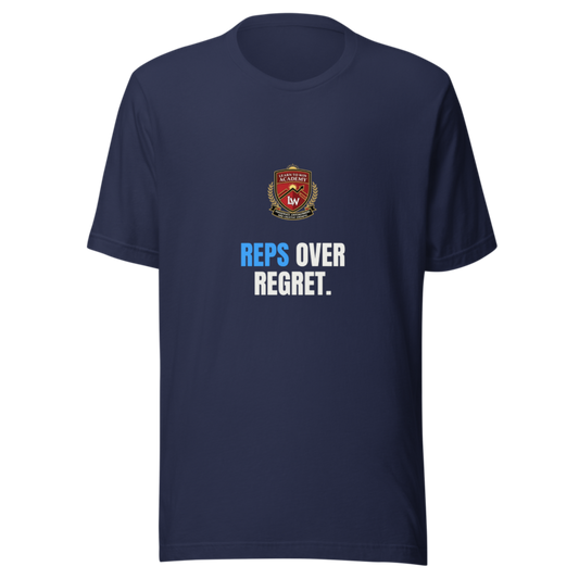Reps Over Regret — Learn To Win Tee