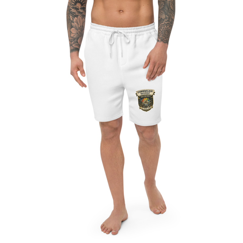 Stormwalker Outpost WOWU compass badge Fleece Shorts