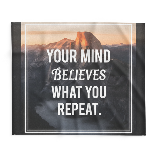 WOW | Your Mind Believes What You Repeat | Lightweight Summer Blanket