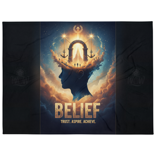 WOW | Belief | Throw Blanket