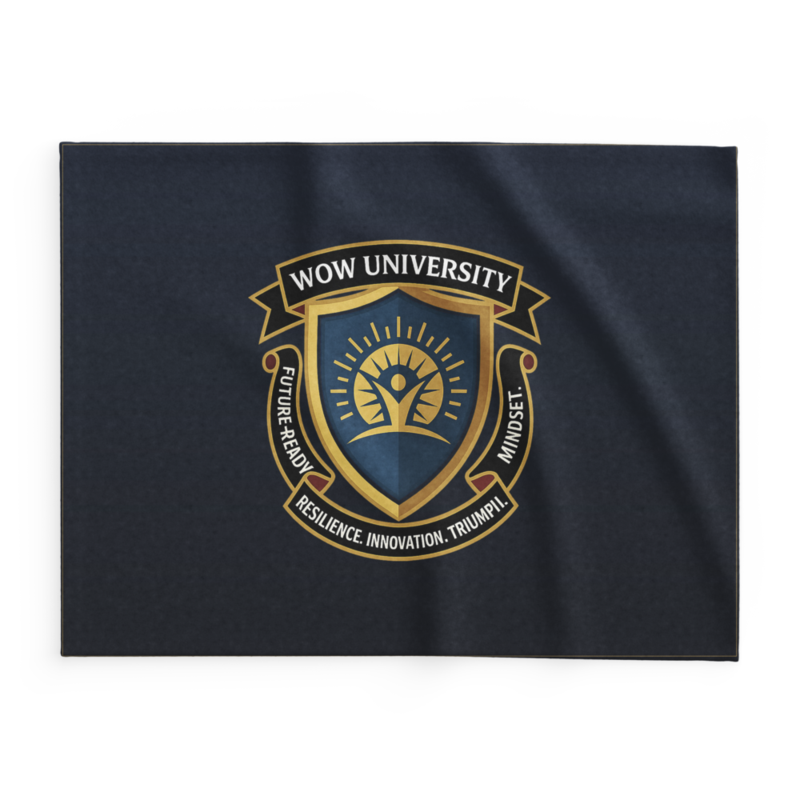 WOW University | WOWU FutureReadyMindset badge | Lightweight Summer Blanket