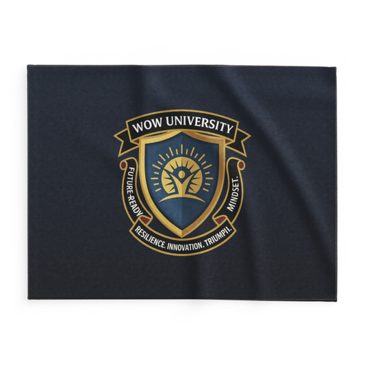 WOW University | WOWU FutureReadyMindset badge | Lightweight Summer Blanket
