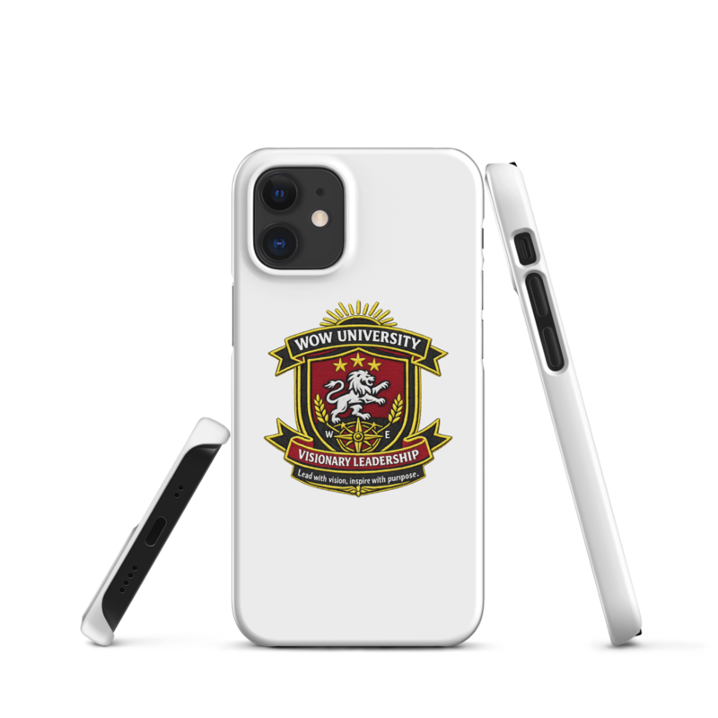 WOW University | WOWU VisionaryLeadership badge | iPhone Snap Case