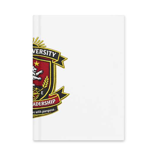 WOW University | WOWU VisionaryLeadership badge | Hardcover Journal