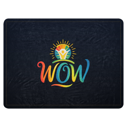 WOW | WOW Core logo | Sublimated Sherpa Blanket