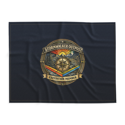 Stormwalker Outpost | Stormwalker Outpost medallion | Lightweight Summer Blanket
