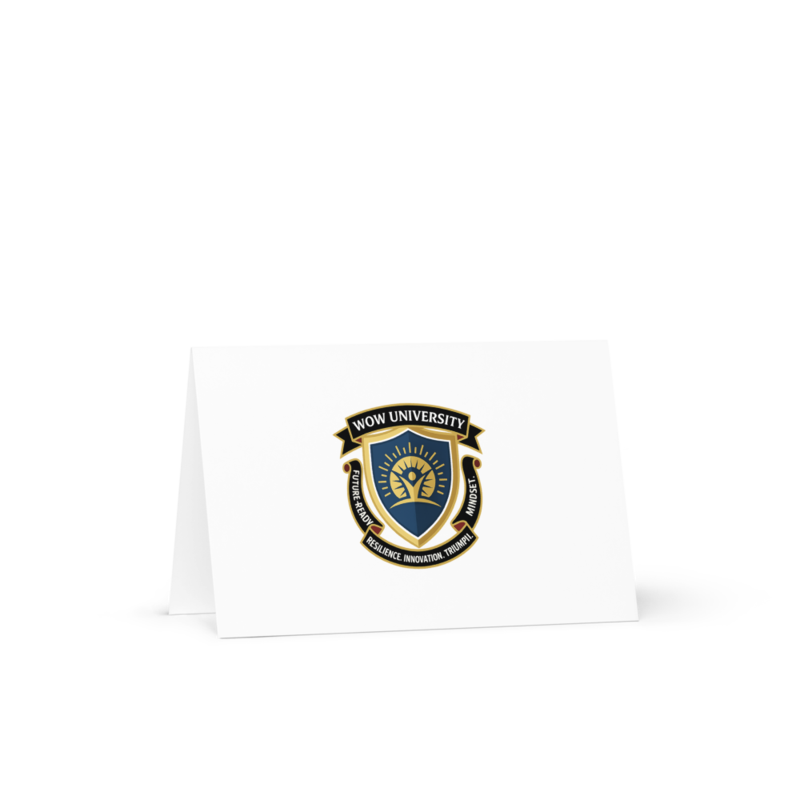 WOWU FutureReadyMindset badge Greeting Card