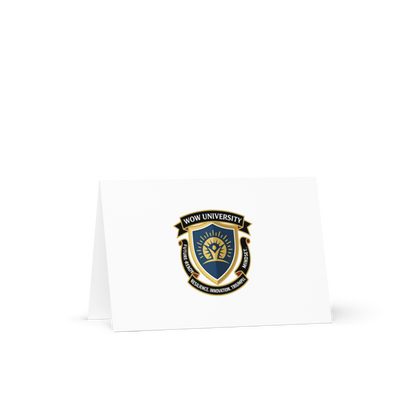 WOW University | WOWU FutureReadyMindset badge | Greeting Card