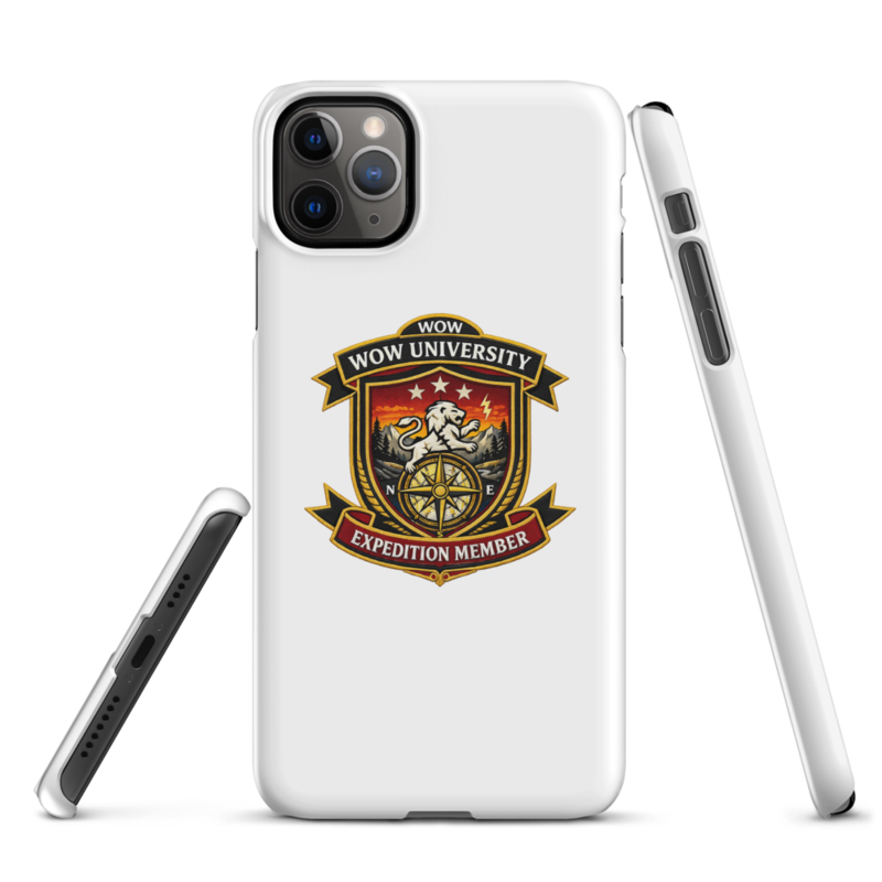WOW University | WOWU ExpeditionMember badge | iPhone Snap Case
