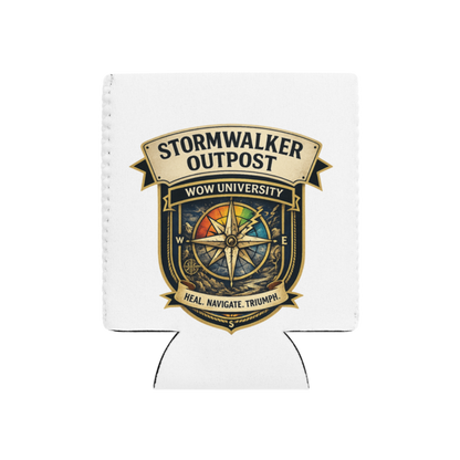 WOW University | Stormwalker Outpost WOWU compass badge | Can Cooler