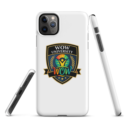 WOW University | WOWU Core badge | iPhone Snap Case