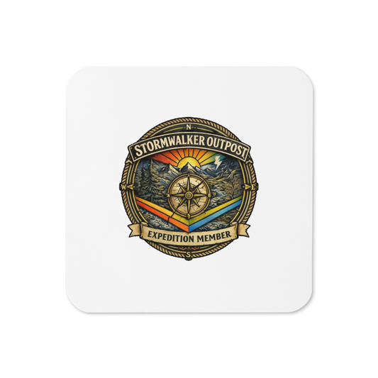 Stormwalker Outpost medallion Cork Coaster