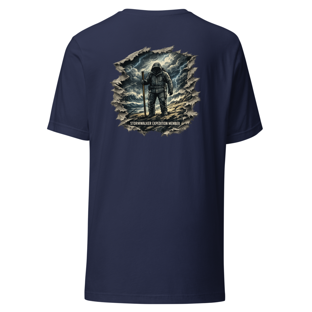 Stormwalker Outpost — Outpost Medallion Tee — Back (Navy)