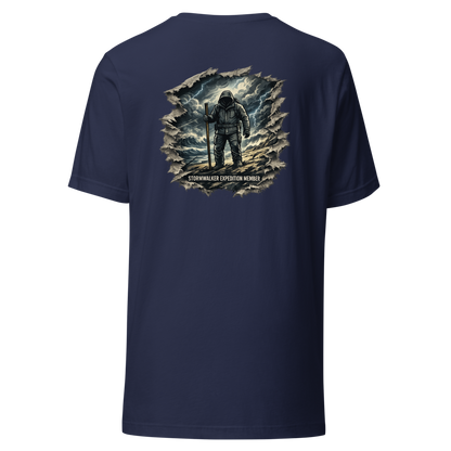 Stormwalker Outpost — Outpost Medallion Tee — Back (Navy)