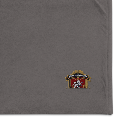 WOW University — Visionary Leadership — Embroidered Sherpa Blanket
