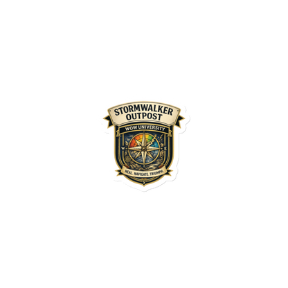WOW University | Stormwalker Outpost WOWU compass badge | Die-Cut Magnet