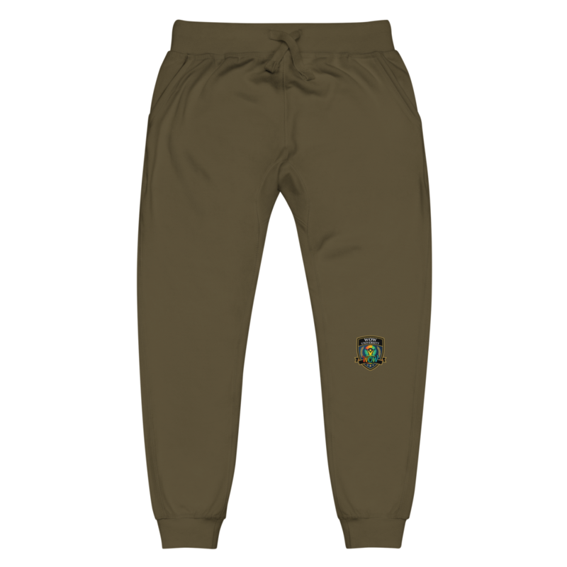 WOWU Core badge Fleece Sweatpants